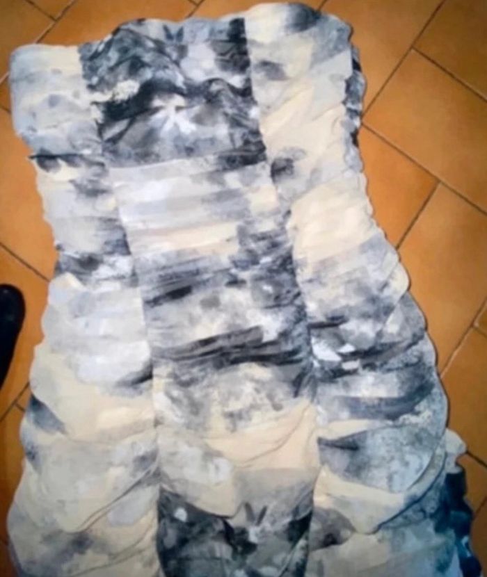 Belle robe bustier marbrée 34 h&m - photo numéro 3