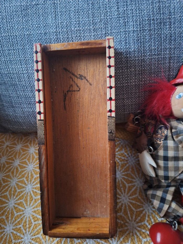 Plumier en bois vintage - photo numéro 16