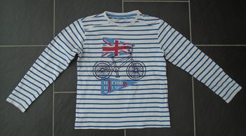 Joli tee-shirt manches longues "Oxford" garçon 10 ans (138 cm) Vertbaudet