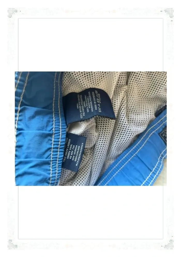 Short de bain Ralph Lauren vintage – Bleu marine – Taille XL – Classe à l’ancienne - photo numéro 6