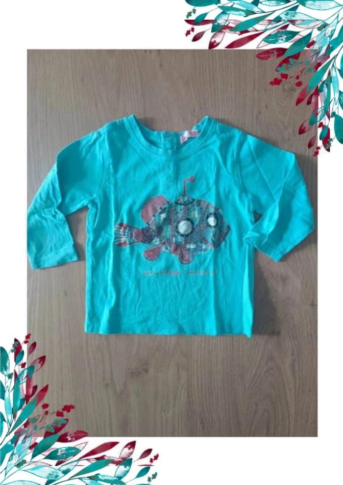 T-shirt garçon DPAM 18 mois - photo numéro 2