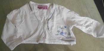 Caraco/Gilet fille ou  6-9 mois /BarBouillage