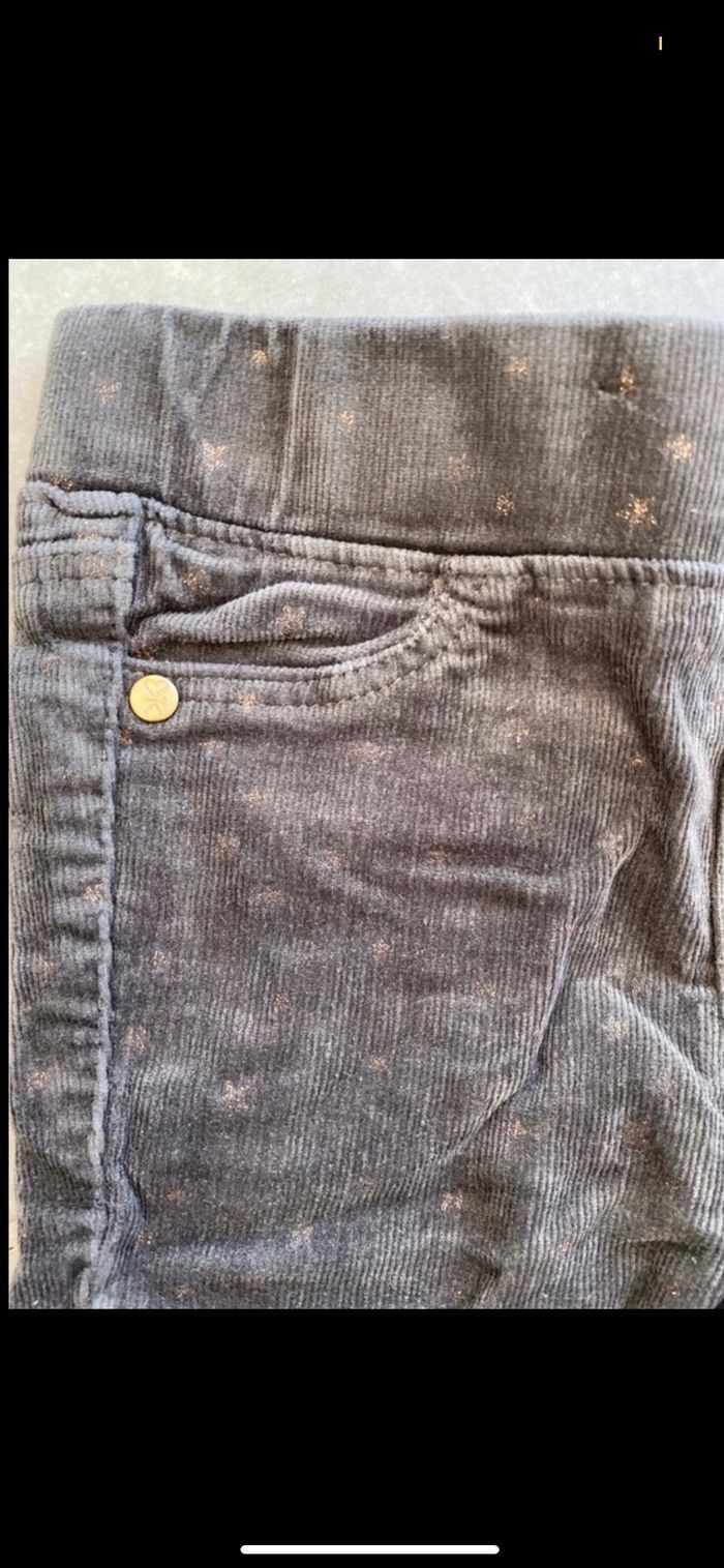 Jean velours Okaïdi 24 mois - photo numéro 4