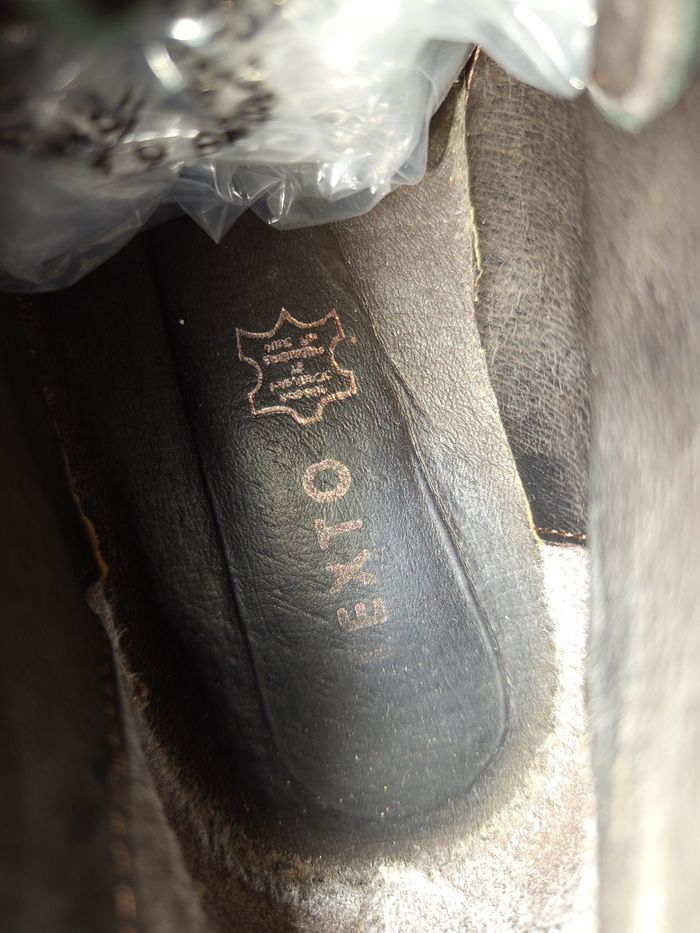 Boots  plates/mocassins cuir 35,6 - photo numéro 4