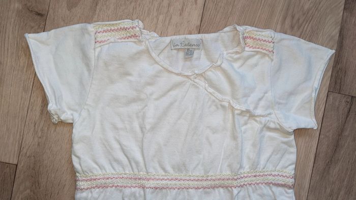 Tee-shirt Blanc In extenso 18 Mois - photo numéro 3