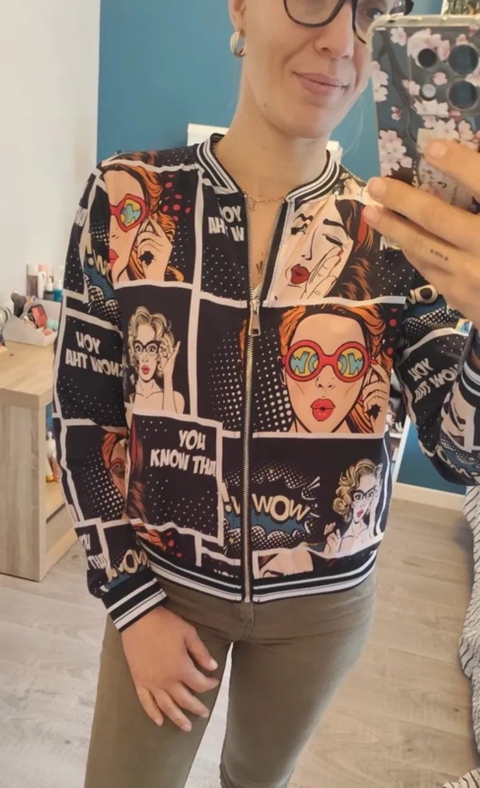 Veste légère imprimé - photo numéro 5