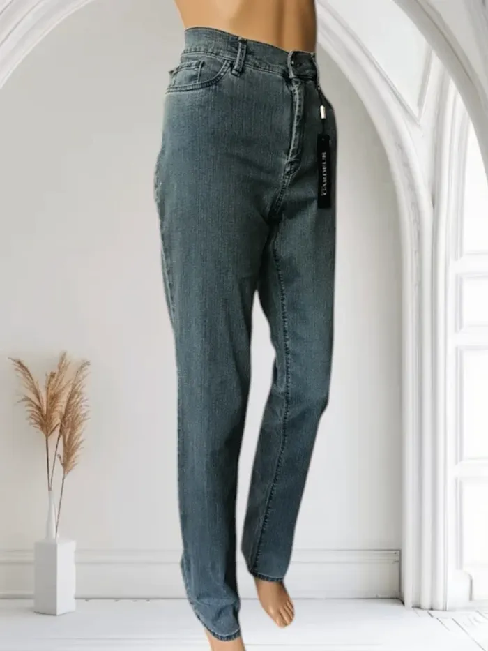 Jean marque allemande Atelier Gardeur ,slim fit ,taille haute ,stretch - photo numéro 5