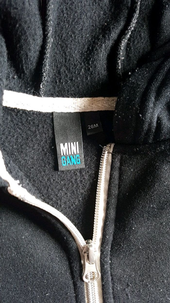 Gilet noir zippé - photo numéro 2