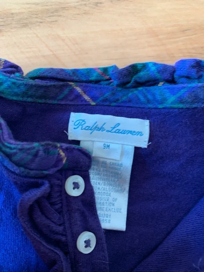 Robe Ralph Lauren taille 9 mois - photo numéro 3