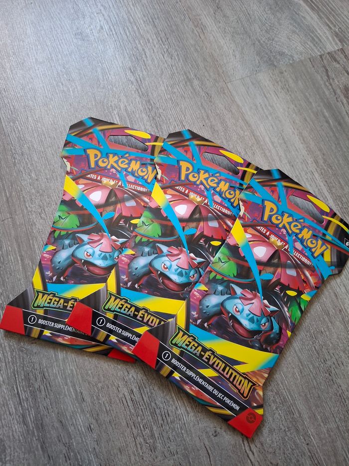 Lot de 3 booster Pokemon Mega Évolution - photo numéro 2