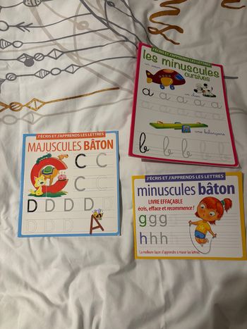 Ensemble de 3 petits cahiers pour l’écriture neufs