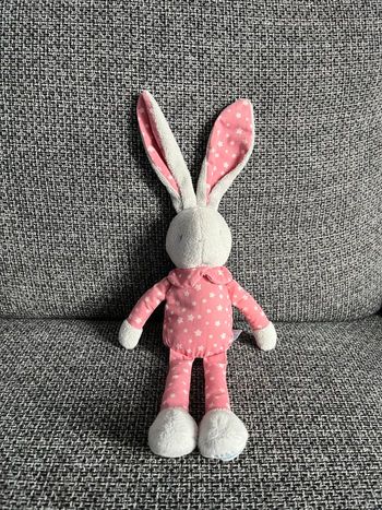 Doudou lapin rose