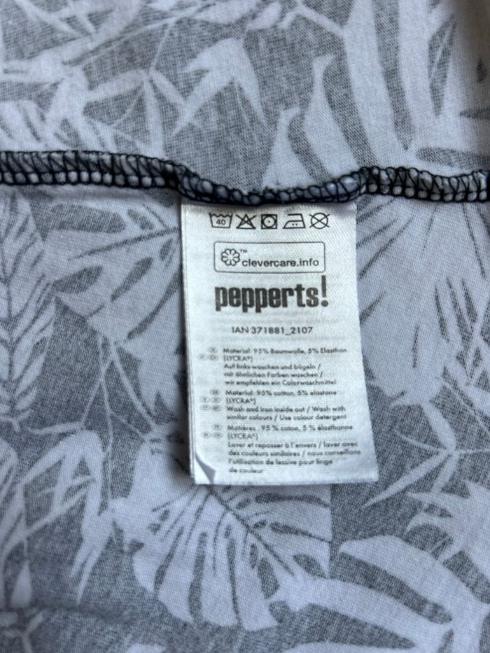 Robe feuillage noir et blanc 7-8 ans Pepperts - photo numéro 7