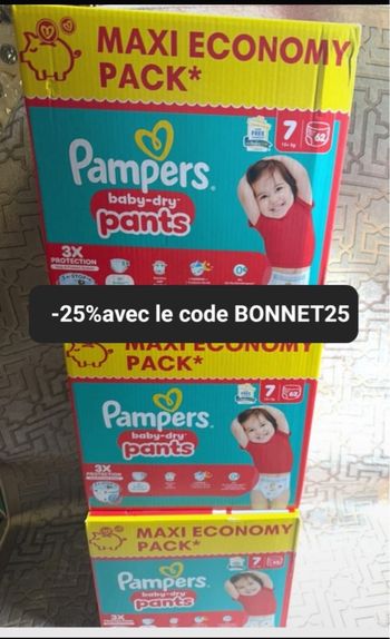 Pampers taille 7