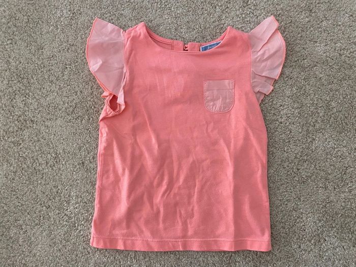 T-shirt sans manche épaules collerettes Jacadi 🌻