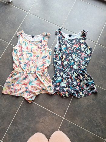 2 combishorts kiabi 10 ans