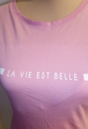 T-shirt ado la vie est belle
