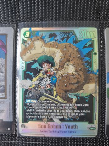 Carte dragon ball fusion world manga booster SB02 promo