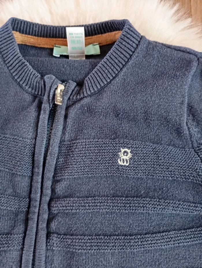 Ensemble mixte gilet obaibi 23 mois + Lupilu jogging mixte marine molletonné 18/24 mois - photo numéro 9