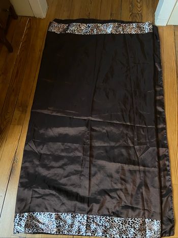 Nappe marron/leopard