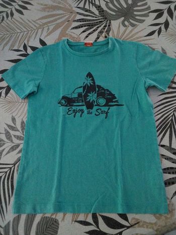 Tee shirt Bleu Surf Tape à l'œil 12 ans