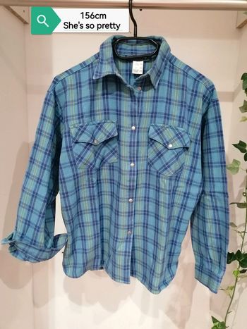 Chemise en coton 14ans 156cm