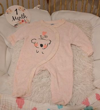 Pyjama Mots d’enfant 1 mois 53cm