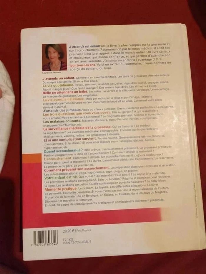 Livre j'attends un enfant laurence pernoud - photo numéro 2