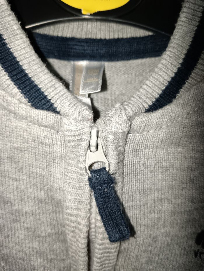 Gilet gris orchestra taille 12 mois - photo numéro 2