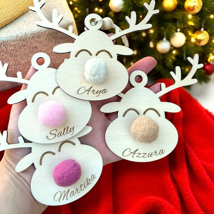 Décoration sapin de Noël enfant renne - photo numéro 2