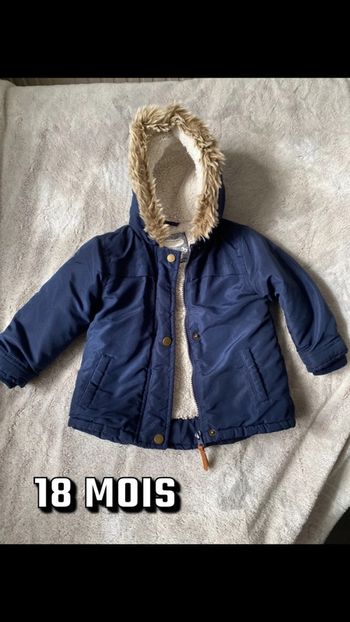 Manteau chaud 18-24 mois