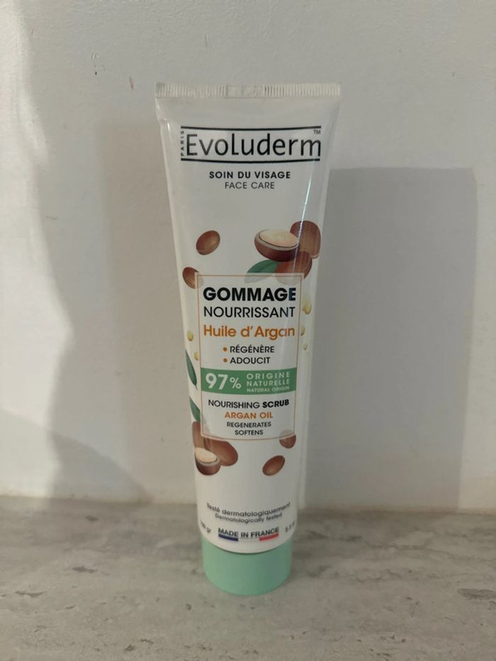 Gommage nourrissant huile d’argan evoluderme neuf