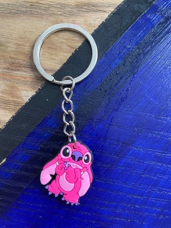 Porte clé stitch rose 2
