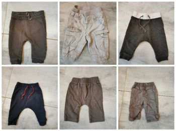 🚒 Lots de 9 pantalons 3 mois 