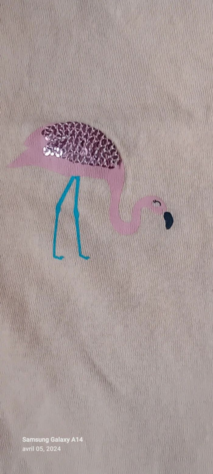 Débardeur motif flamands roses avec sequins fille 8 ans kiabi - photo numéro 10