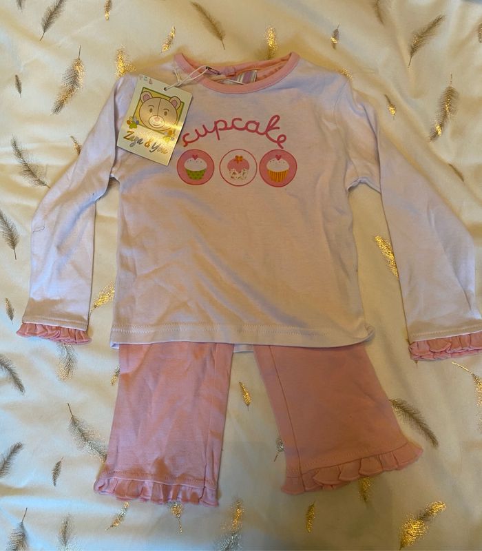 Ensemble fille 2 pièces neufs 👧🏼 9-12 mois