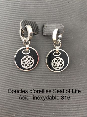 Boucles d’oreilles Seal of Life