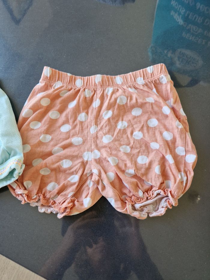Lots de deux short fille taille 18 mois - photo numéro 2