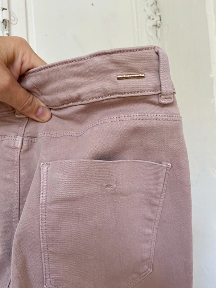 Slim Zara rose grisé taille 40 (équivalent 36) - photo numéro 7