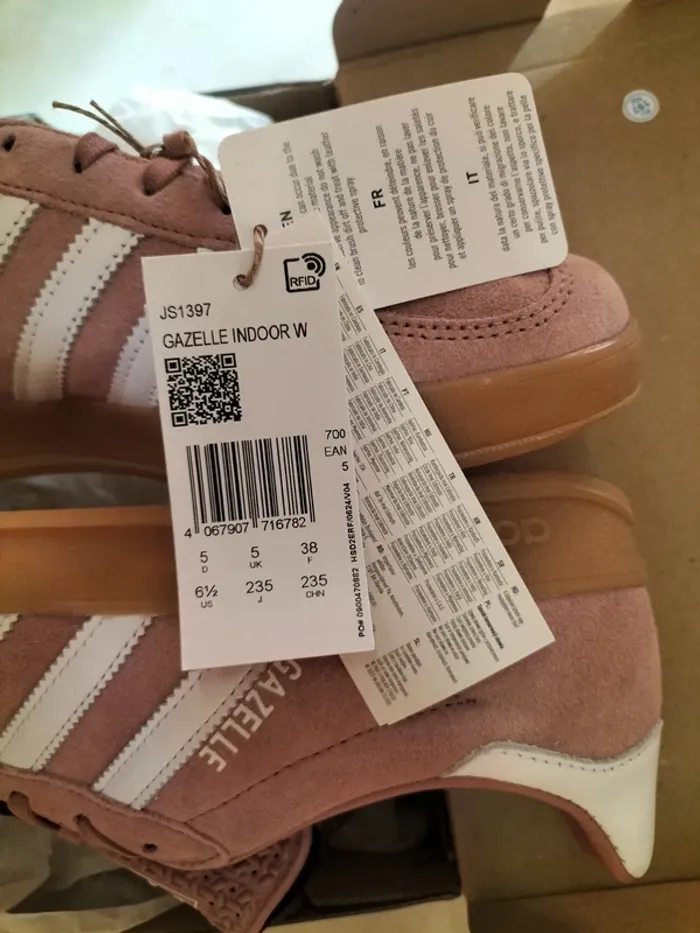 Adidas Adidas Gazelle warm clay - vieux rose - photo numéro 2