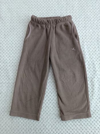 Pantalon Polaire Marron – Domyos 3 Ans