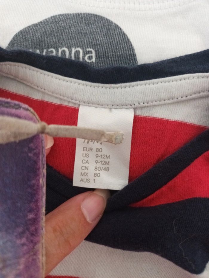 Lot tshirt 12mois - photo numéro 5