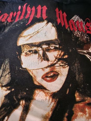 Tee shirt collector marylin manson