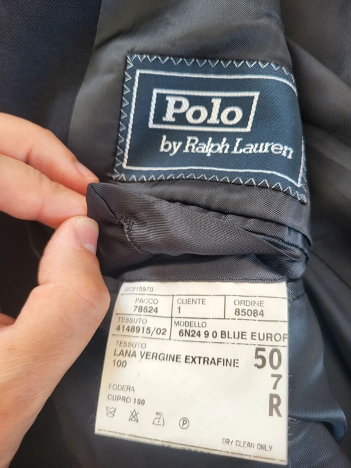 Veste costume italienne Ralph lauren Taille 50 - photo numéro 10