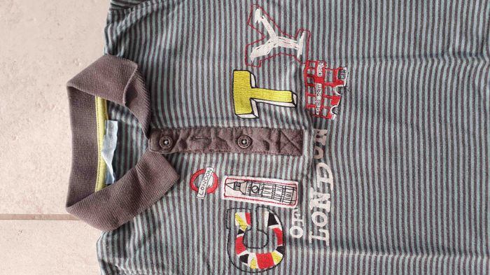 Polo rayé manche longue - photo numéro 2