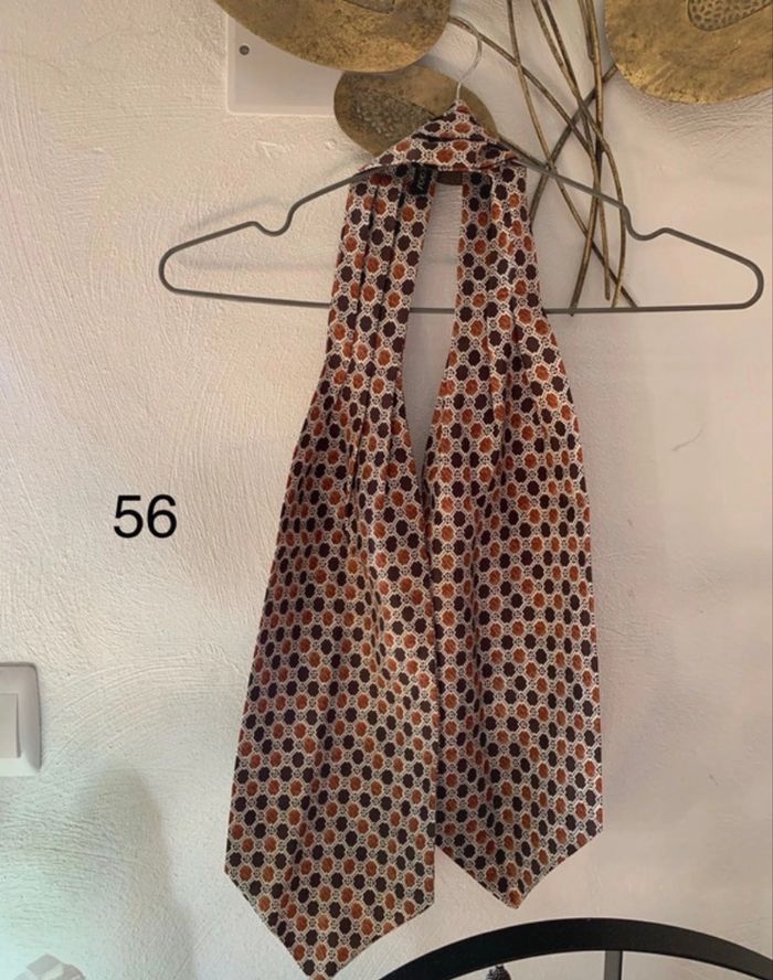 Lavallière vintage en soie