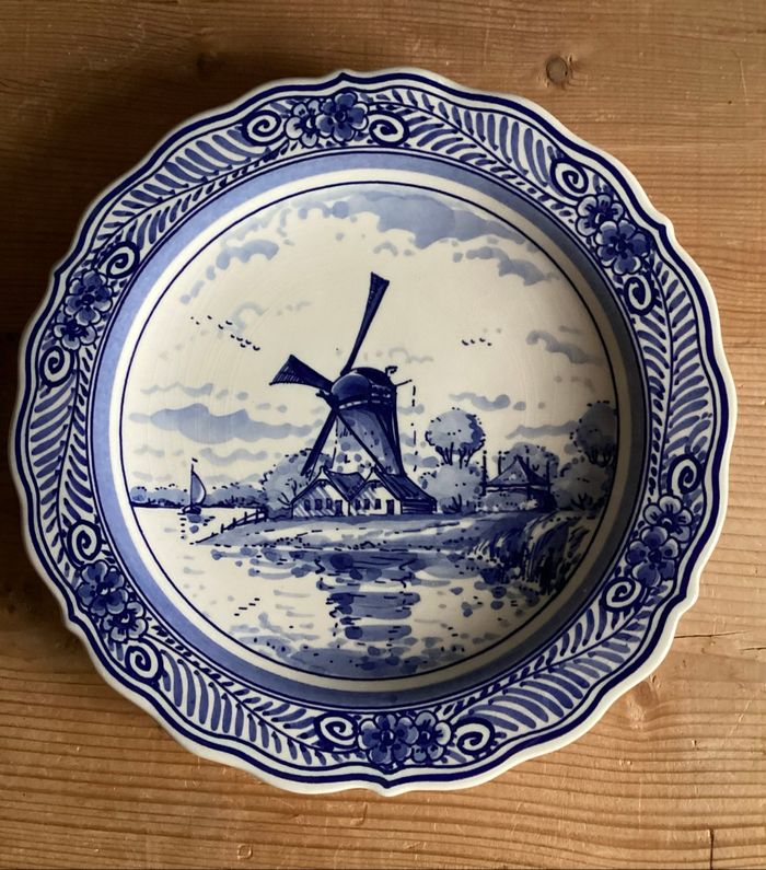 Assiette decorative delft
