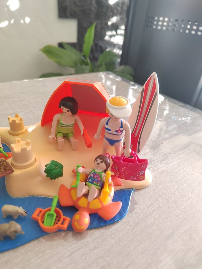 Île playmobil à la plage avec buggy en très bon état - photo numéro 2