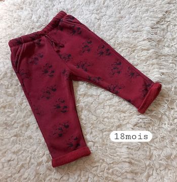 Pantalon bordeaux Minnie