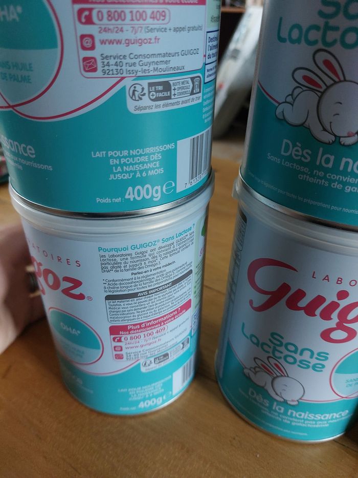 Guigoz sans lactose - photo numéro 2